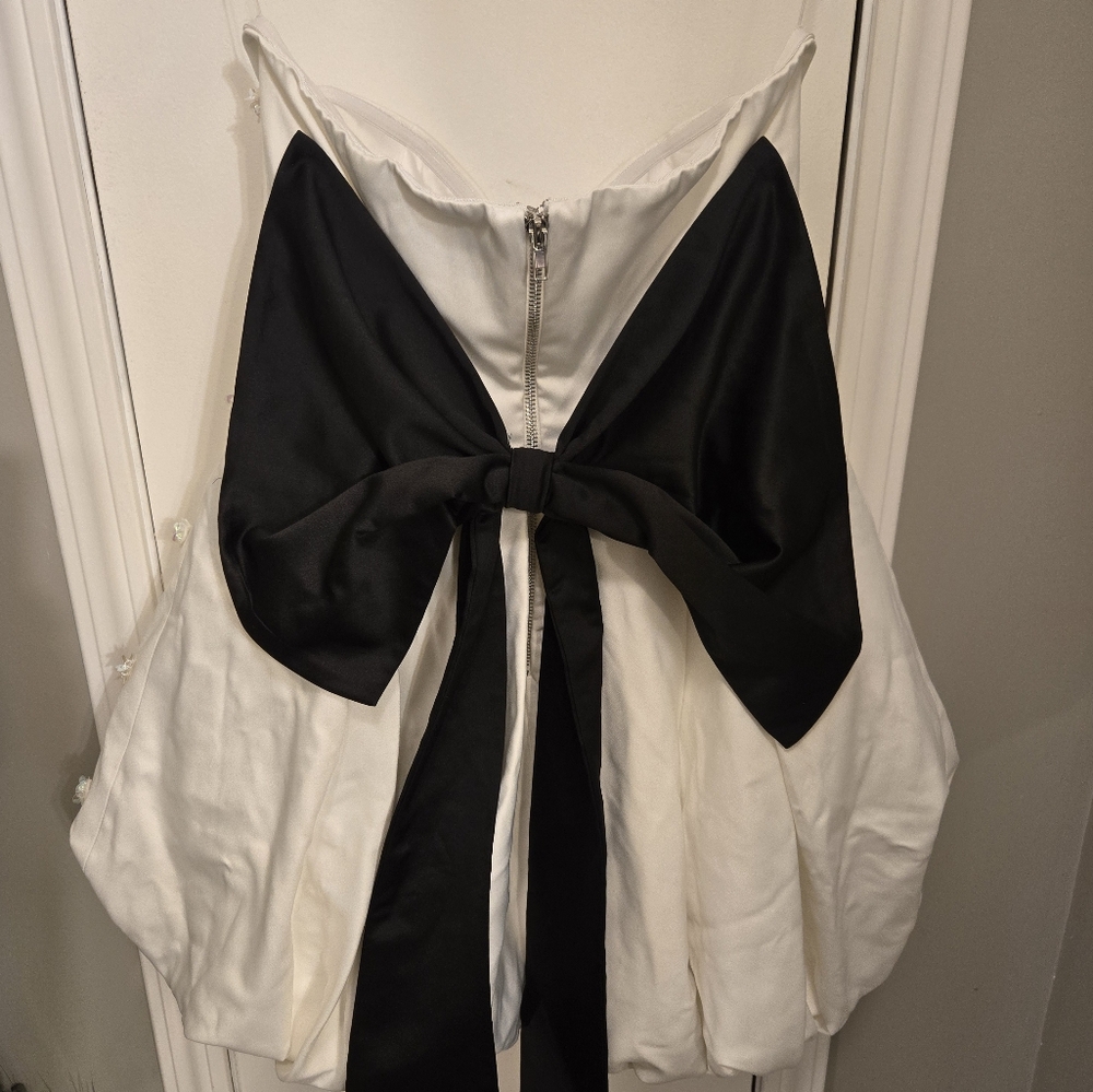 Fashion Nova Luxe Hollie Embellished Mini Dress Size Med White - Picture 10 of 14